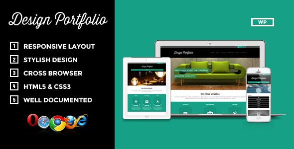 Theme Wordpress Portfolio Responsive Free - Professional Abstract Art - Full HD