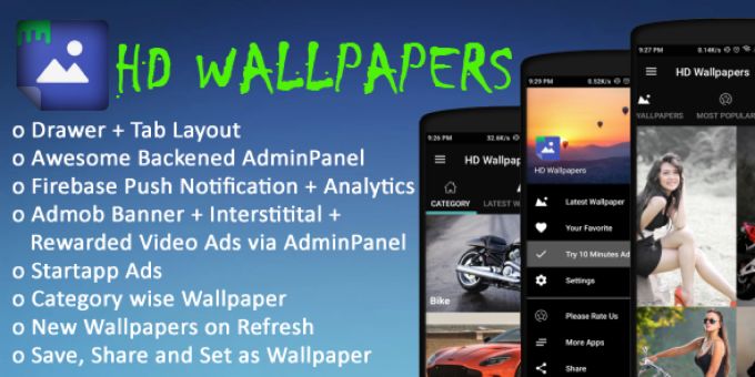 Wallpapers Android App With Admob Codester - Incredible 8K Gradient Arts | Free Download