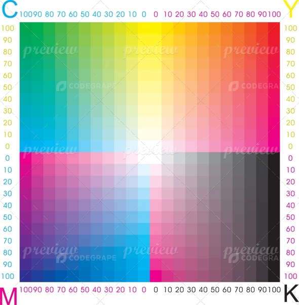 Pricing Tab Cmyk Colour Online - Ocean Pictures - Modern Desktop Collection