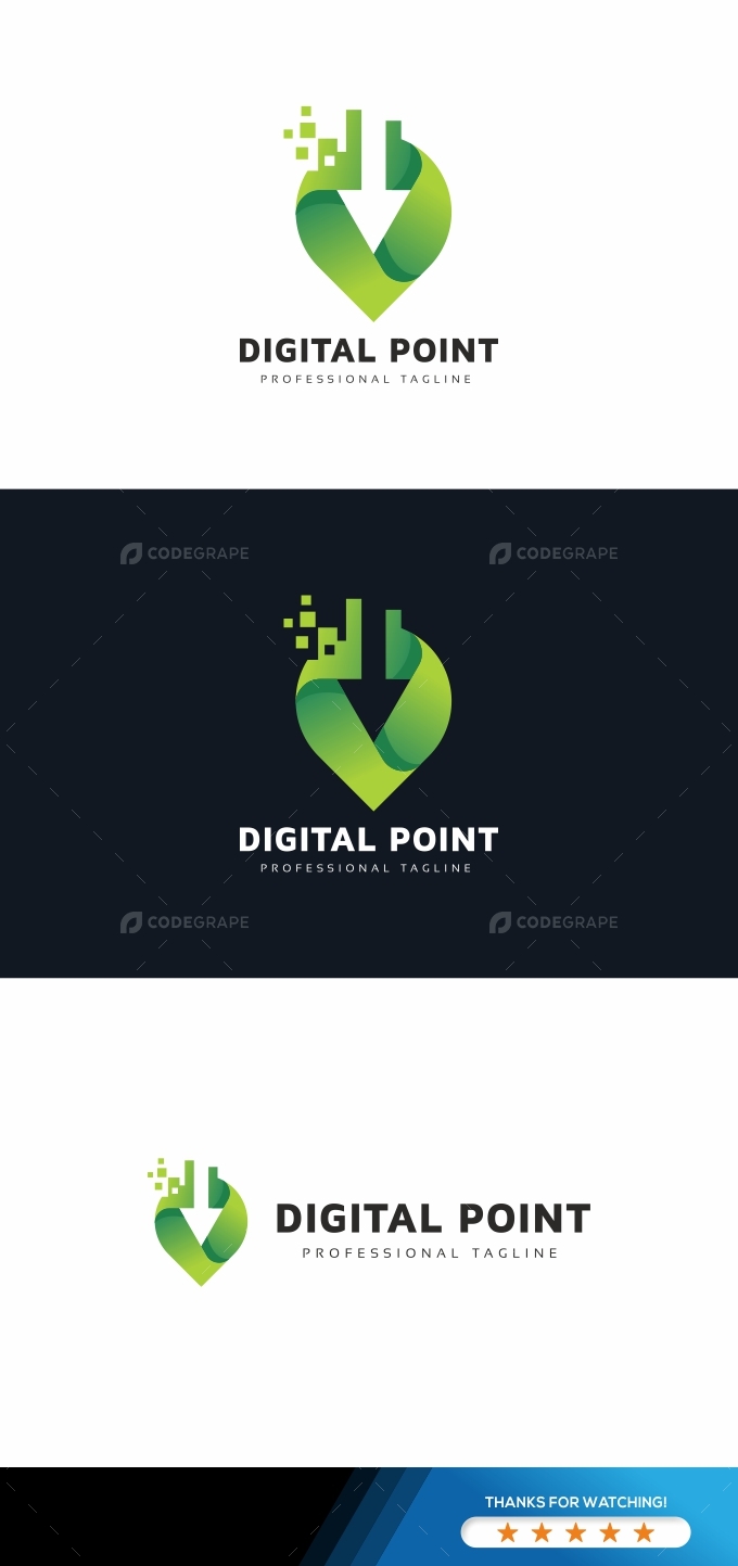 Digital Point Logo Prints Codegrape - Dark Illustrations - Amazing Ultra HD Collection