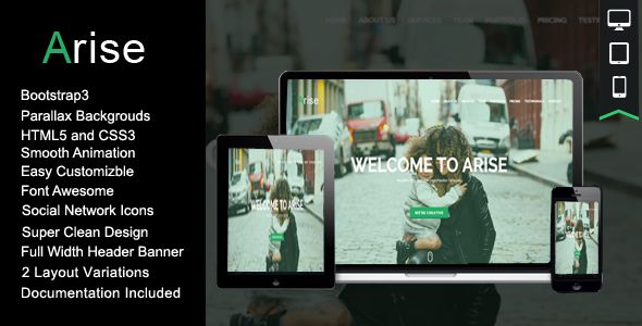 Instance One Page Responsive Html Template Templates Code Market - Incredible HD Gradient Photos | Free Download