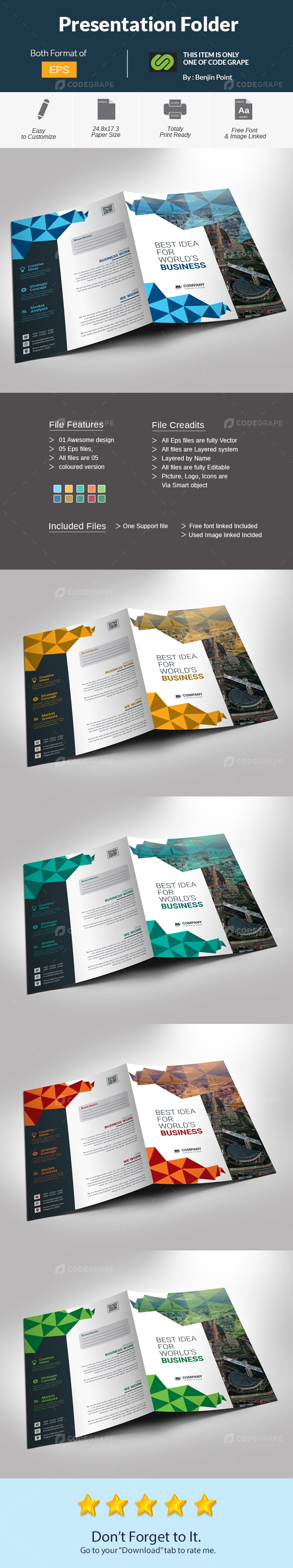 Presentation Folder Prints Codegrape - Premium Gradient Picture Gallery - Mobile