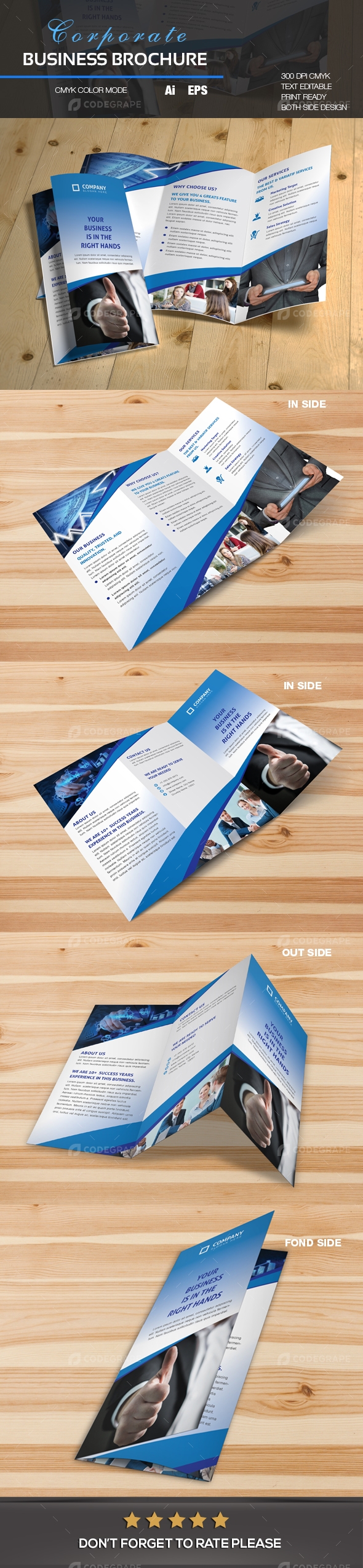 Tri Fold Business Brochure Printing And Why It Works - Download Ultra HD Gradient Illustration | Retina