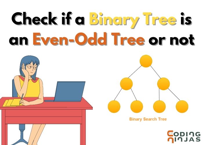 Check If A Binary Tree Is An Even Odd Tree Or Not Naukri Code 360 - Best Light Textures in Mobile
