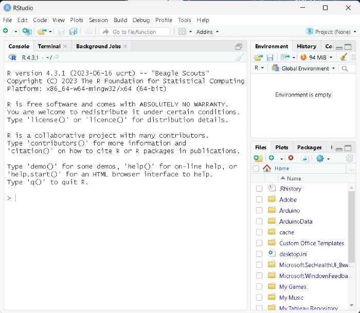 How To Write The First Program In R Create Program In 15 Minutes R - Desktop Dark Illustrations for Desktop
