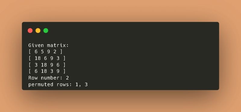 Find All Permuted Rows Of A Given Row In A Matrix Naukri Code 360 - Space Picture Collection - Full HD Quality