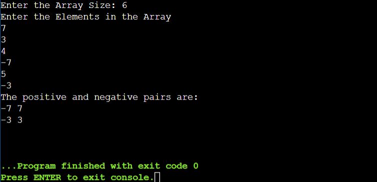 Find Pairs Of Positive And Negative Values Present In A Given Array Naukri Code 360 - Download Classic Gradient Background | HD