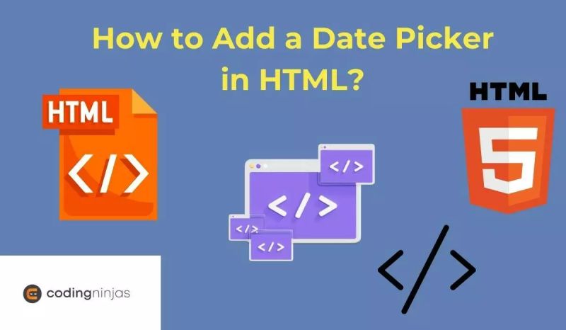 How To Add A Date Picker In Html Naukri Code 360 - Incredible Dark Background - Retina