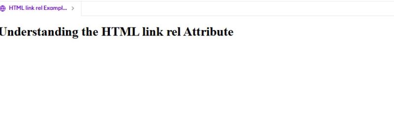 HTML link rel Attribute - Naukri Code 360
