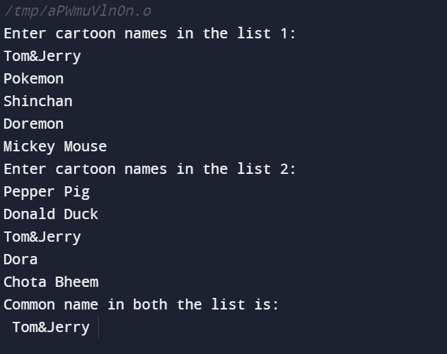 Minimum Index Sum For The Common Elements Of Two Lists Naukri Code 360 - Best Landscape Textures in Mobile