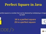 Java Perfect Square Check Identify With Examples Naukri Code 360