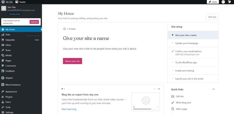 Setting Up First Website On Wordpress Naukri Code 360 - Mobile Vintage Arts for Desktop