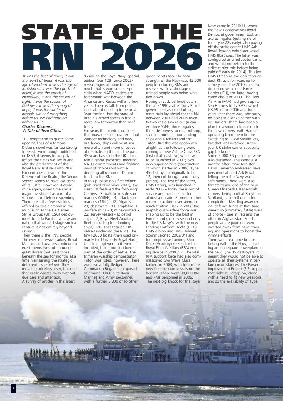 Warships Fleet Review Magazine Guide To The Royal Navy 0003 