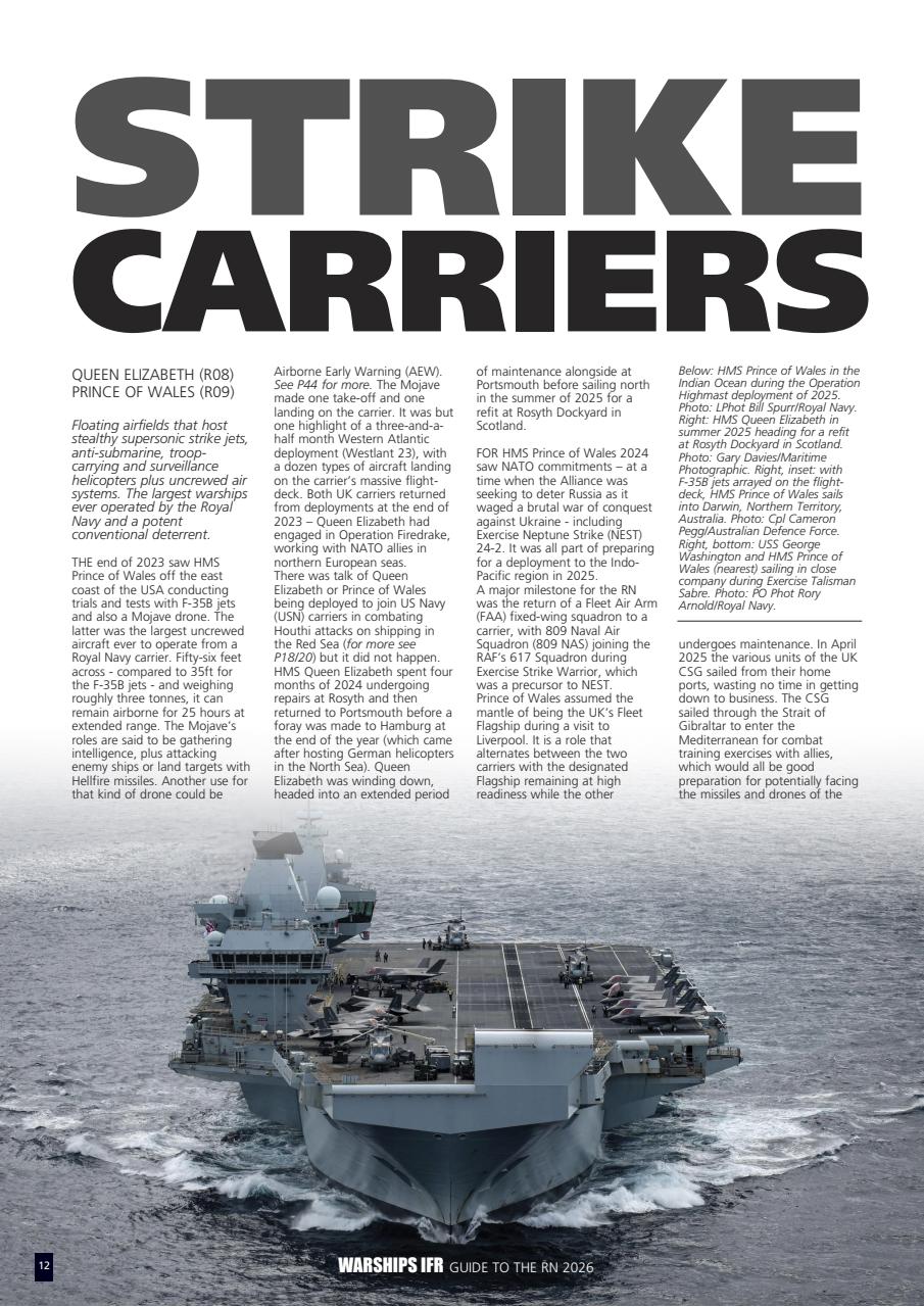 Warships Fleet Review Magazine Guide To The Royal Navy 0013 