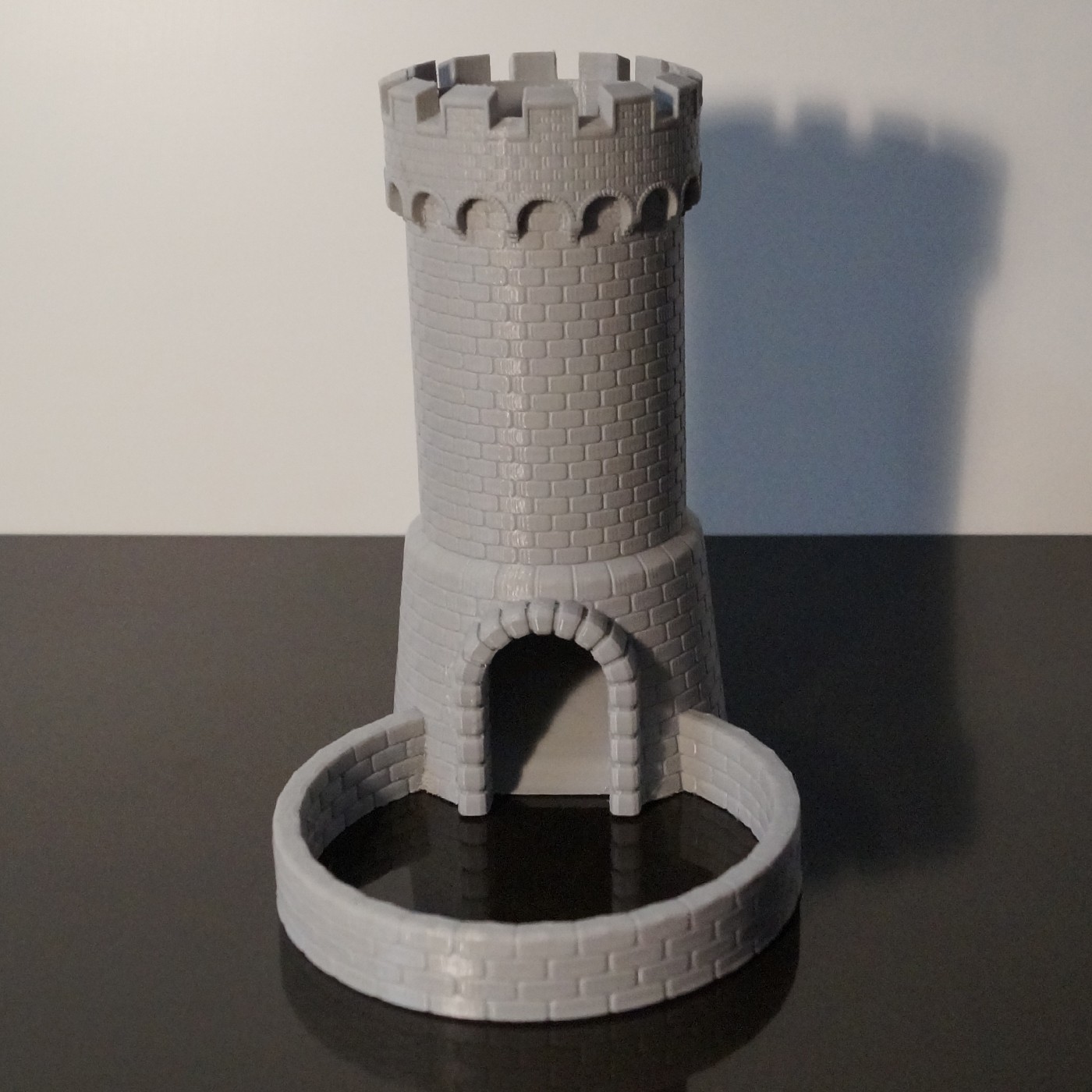 download free stl file castle dice tower 3d print