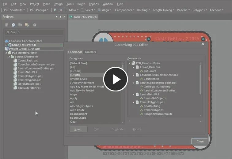 Running Scripts Altium Designer 25 Technical Documentation - Abstract Image Collection - Desktop Quality