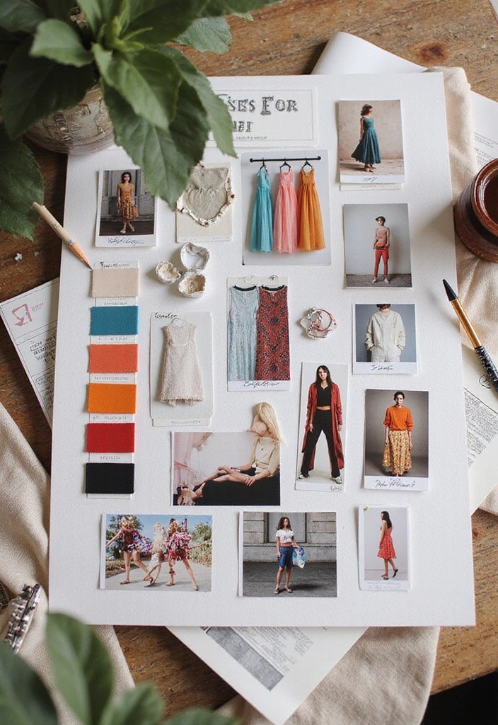 16 Fashion Drawing Tips That Will Make Your Designs Pop (#5 Will Change Everything!) - 10. Create a Mood Board