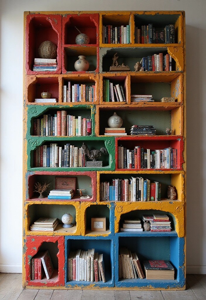 21 Unique Bookshelves You Need to See to Believe (Prepare to Be Amazed by #10!) 42 21 Unique Bookshelves You Need to See to Believe (Prepare to Be Amazed by #10!) - 12. The Artistic Bookshelf