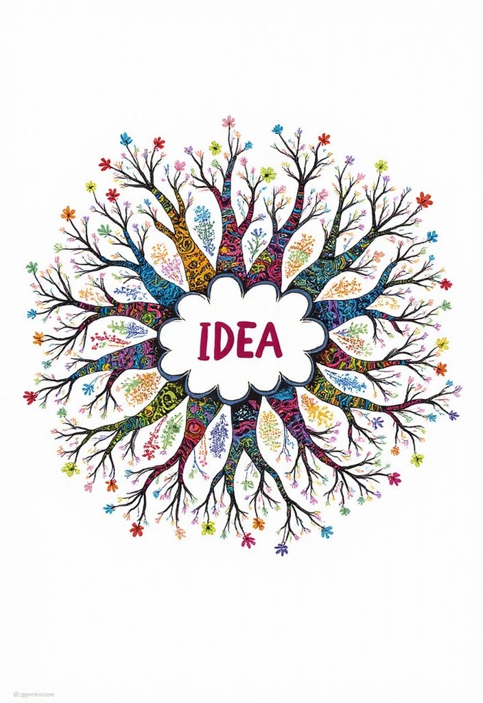 19 Doodle Art Ideas That'll Ignite Your Creativity (Get Ready for #6!) - 8. Mind Map Doodles