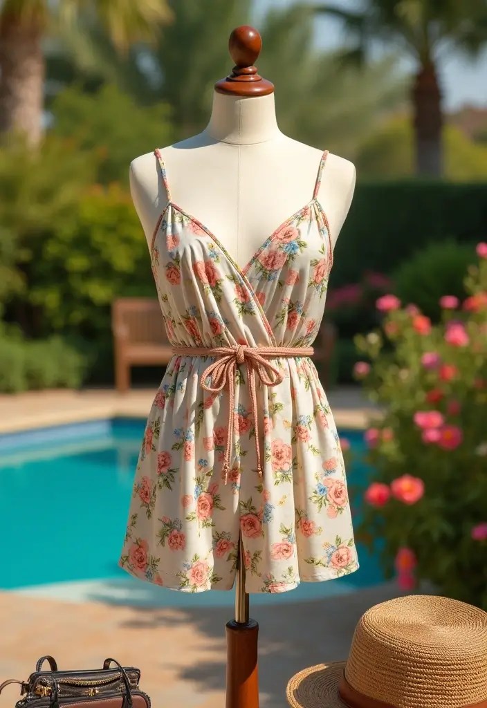 25 Dressy Summer Outfits for Women Over 40 That Will Make You Feel Fabulous! 34 19 Dressy Summer Outfits for Women Over 40 That Will Make You Feel Fabulous! - 16. Dressy Romper