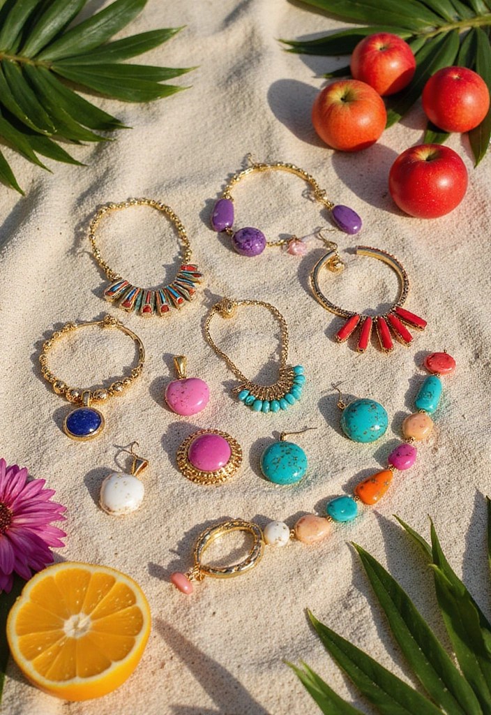 17 Stunning Summer Beach Outfits That Will Make You the Star of the Shore! - 15. Statement Jewelry