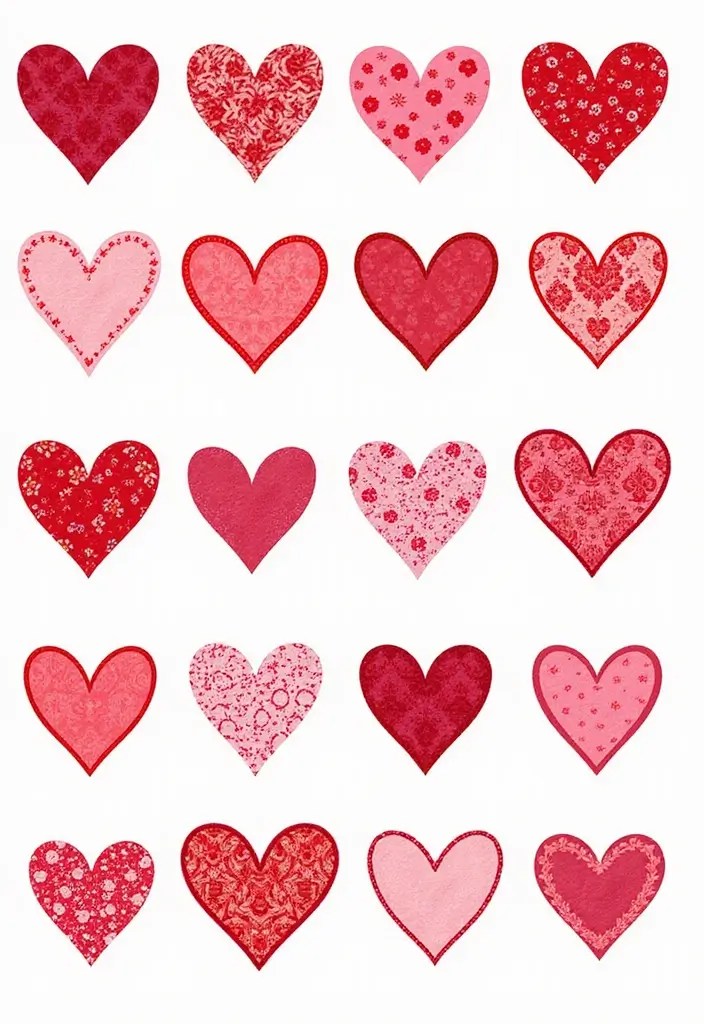 25 Doodle Patterns That Will Inspire Your Next Masterpiece (You Won't Believe #18!) - 14. Heartfelt Patterns