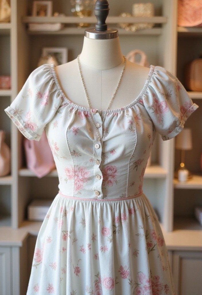 15 Gorgeous Floral Dresses for Spring That Will Make You Feel Like a Walking Garden! - 5. Romantic Ruffles