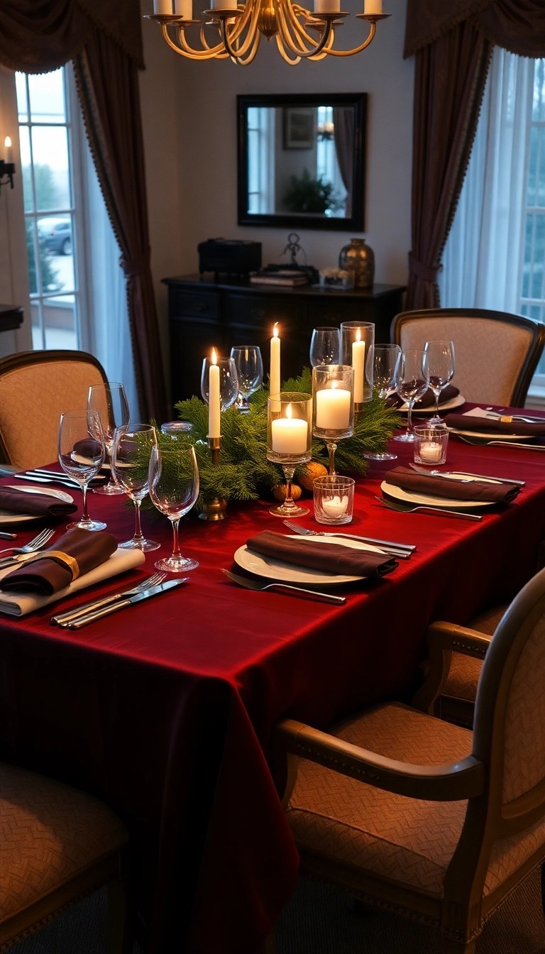 16 Cozy Winter Home Decor Ideas That Will Keep You Snug All Season Long (Warning: #8 Is Too Cute!) - 7. Festive Table Settings