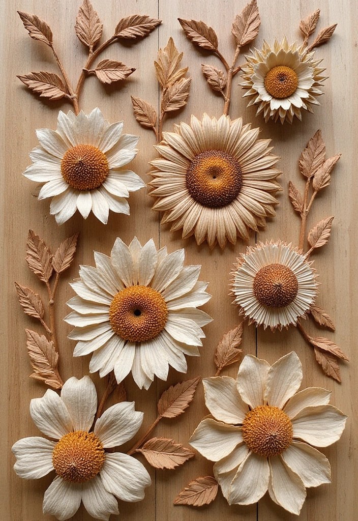 22 Unique Wood Carving Patterns That Will Elevate Your Craft (Don't Miss #14!) - 5. Floral Patterns