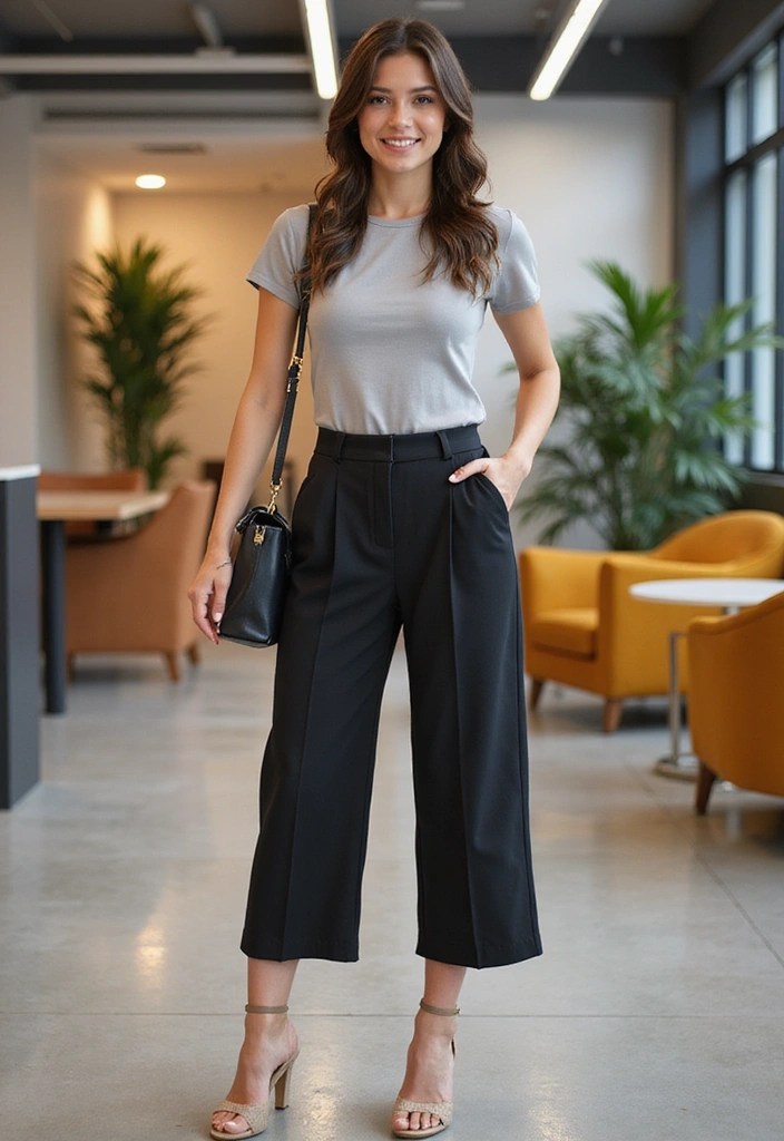 18 Stylish Work Outfits That'll Impress Your Boss (And Your Colleagues!) - 6. Professional Culottes