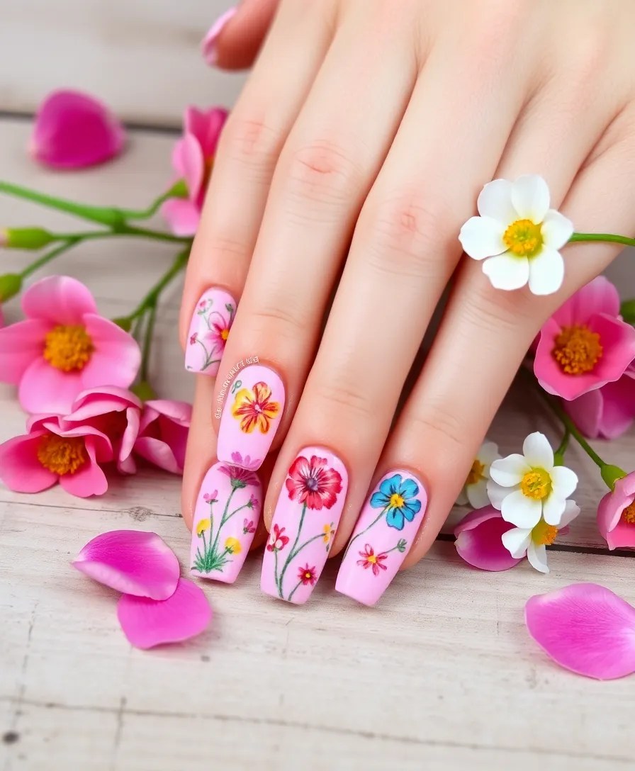 16 Easy Nail Art Tutorials for Beginners That Will Make You Look Like a Pro! - 4. Floral Fantasy