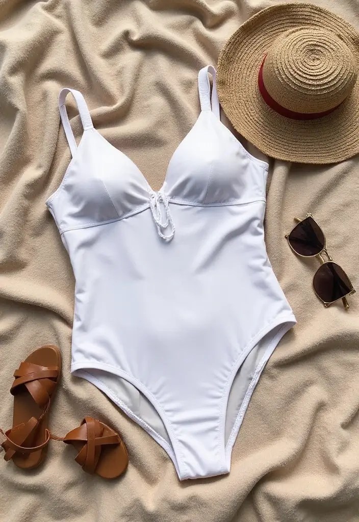 17 Stunning Summer Beach Outfits That Will Make You the Star of the Shore! - 14. Minimalist Swimwear
