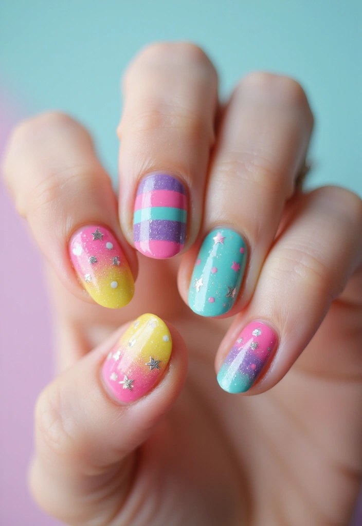 15 Bewitching Witchy Nail Art Designs That Will Cast a Spell on You! - 6. Wickedly Whimsical Patterns