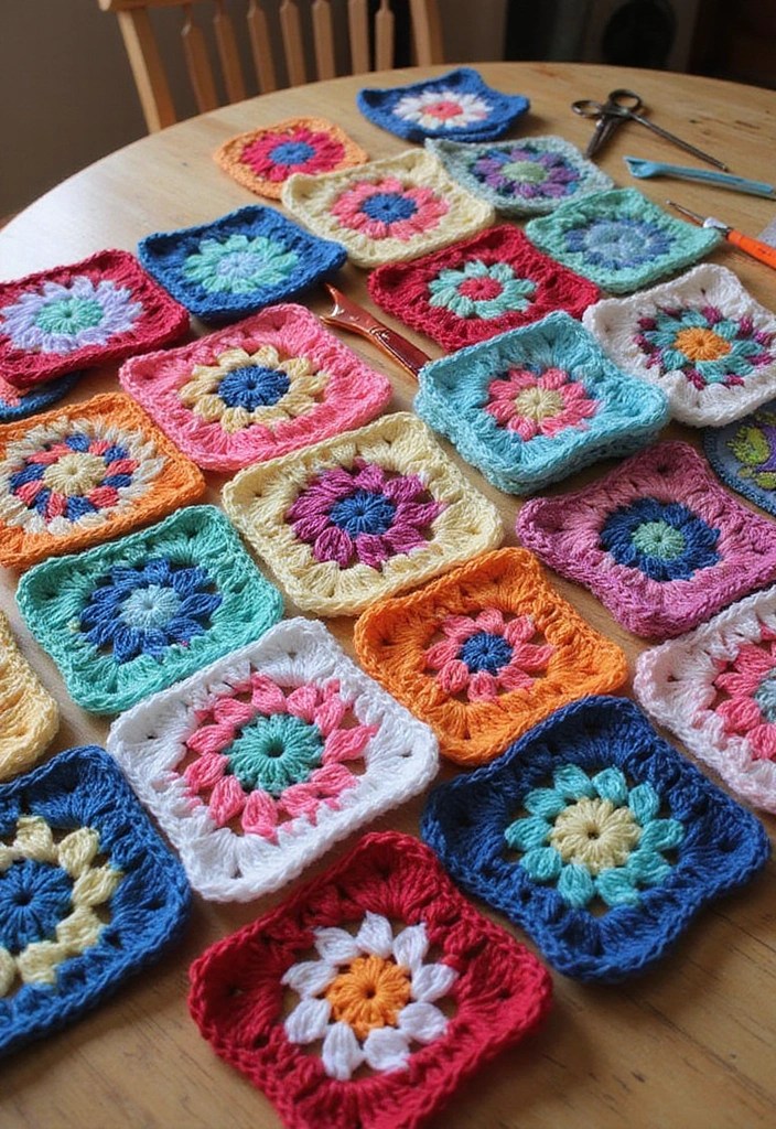 The Ultimate Guide to Unique Crochet Stitches and Patterns - 8. The Granny Square