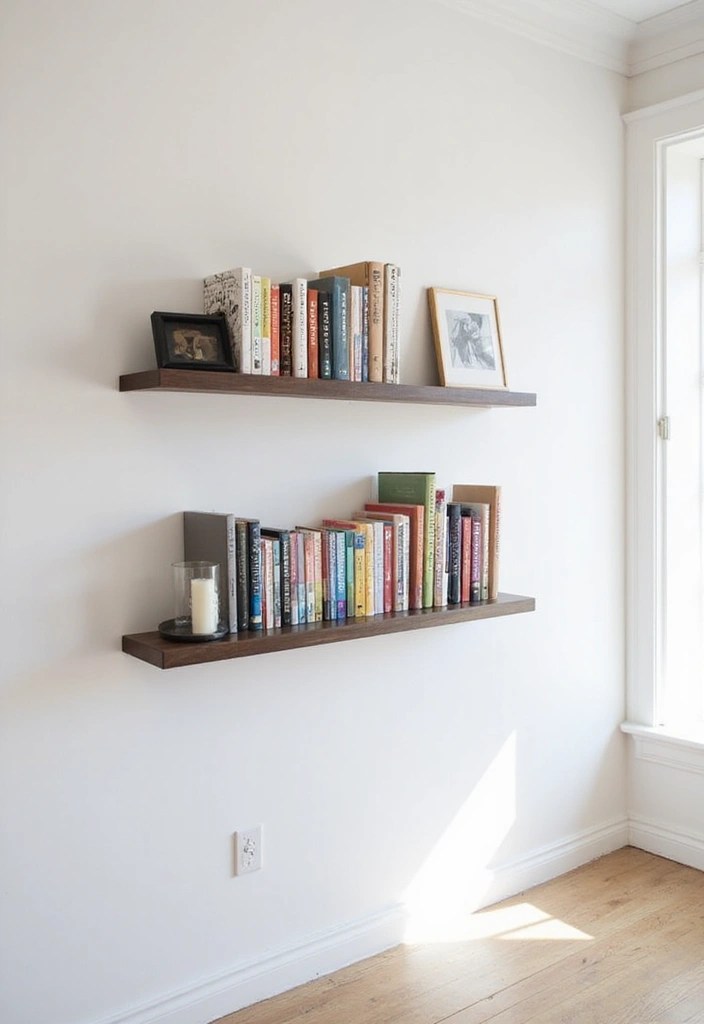 21 Unique Bookshelves You Need to See to Believe (Prepare to Be Amazed by #10!) 34 21 Unique Bookshelves You Need to See to Believe (Prepare to Be Amazed by #10!) - 4. The Floating Bookshelf