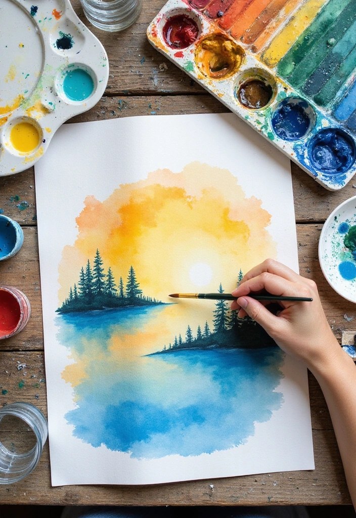 Step By Step Guide: How to Master Watercolor Painting Techniques Like a Pro 9 Step By Step Guide: How to Master Watercolor Painting Techniques Like a Pro - 2. Mastering the Wash Technique
