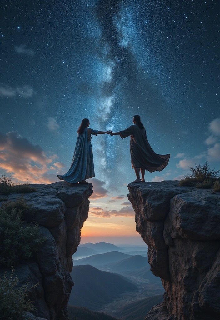 20 Epic Love Stories Told Through Mesmerizing Fantasy Romance Art (Prepare to be Amazed!) - 1. The Star-Crossed Lovers