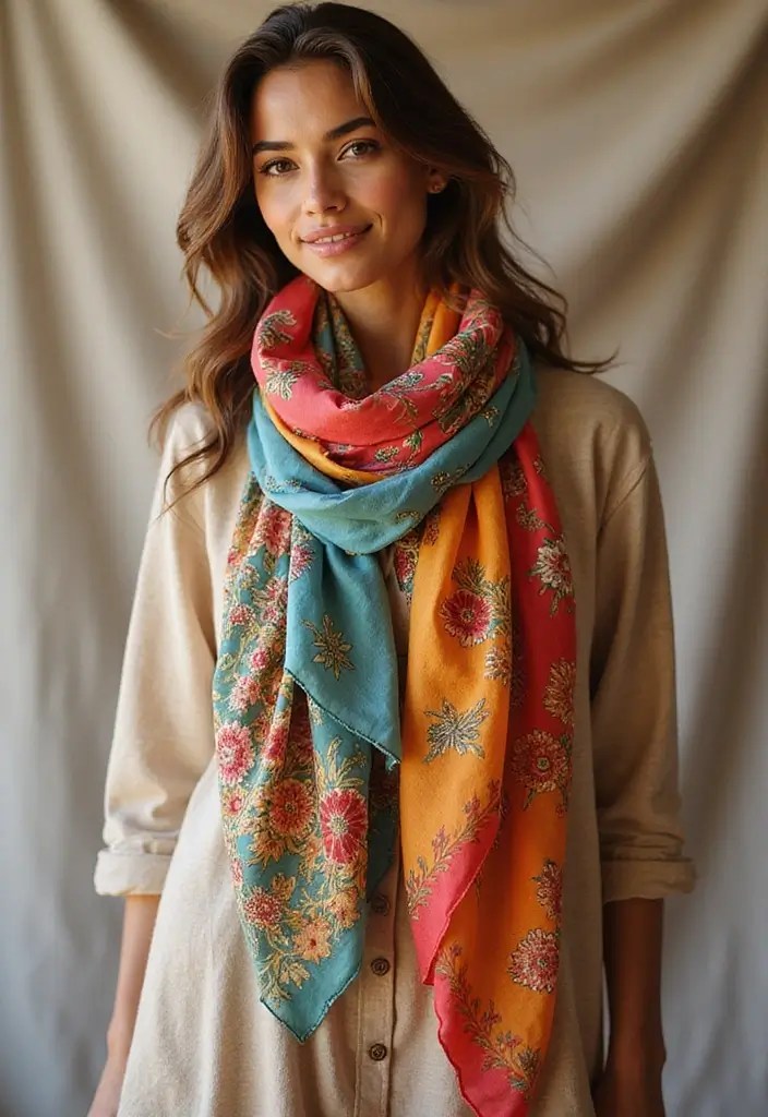21 Statement Accessories That'll Elevate Any Outfit (Don't Miss #14!) - 5. Colorful Scarves
