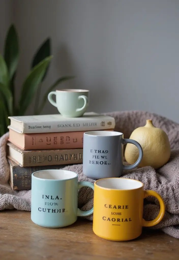 20 Bookish Merchandise Finds That Will Make Every Bibliophile Swoon! - 1. Literary Quote Mugs