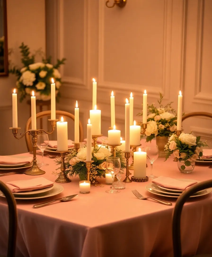 20 Stunning New Year's Table Decor Ideas That Will Dazzle Your Guests! - 13. Candlelit Romance