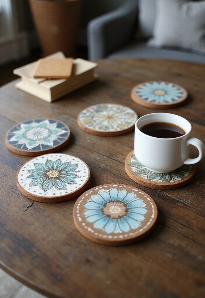 17 Unique Homemade Gifts That'll Make You the Best Gifter Ever (Your Friends Will Love #5!) - 13. Custom Coasters