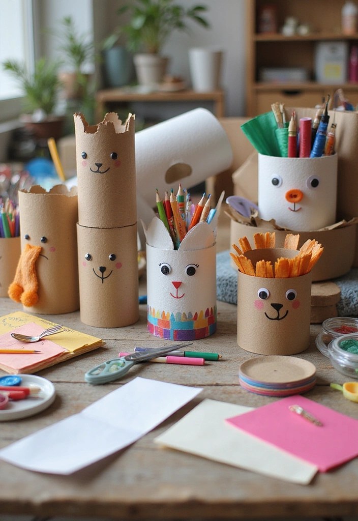 19 Fun Paper Crafts That Are So Simple You'll Wonder Why You Didn't Start Sooner! 46 19 Fun Paper Crafts That Are So Simple You'll Wonder Why You Didn't Start Sooner! - 18. Paper Towel Roll Crafts
