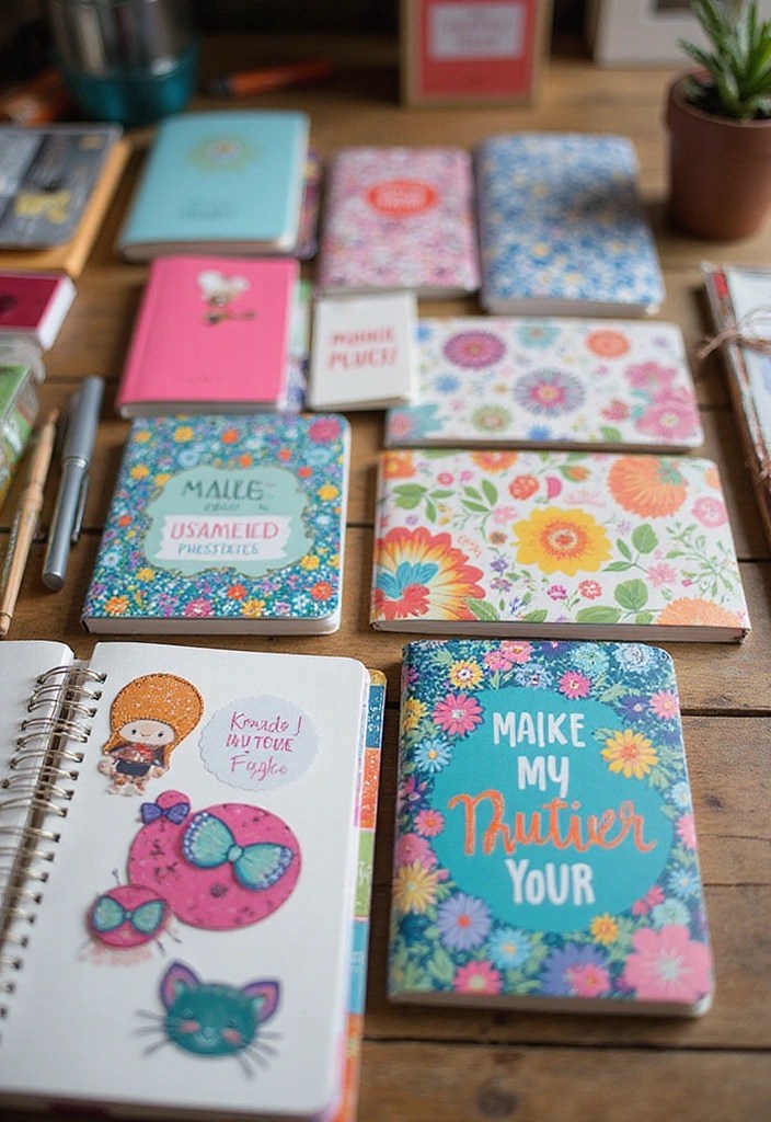 20 Fun and Easy Kids Crafts That’ll Keep Your Little Ones Busy for Hours (Wait Until They See #10!) - 20. DIY Journal Covers