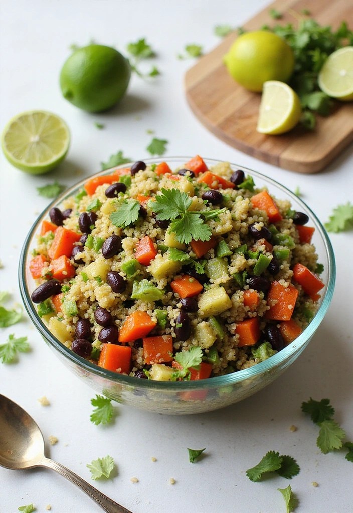 15 Irresistibly Delicious Quinoa Recipes That Will Change Your Meal Prep Game! - 1. Quinoa & Black Bean Salad