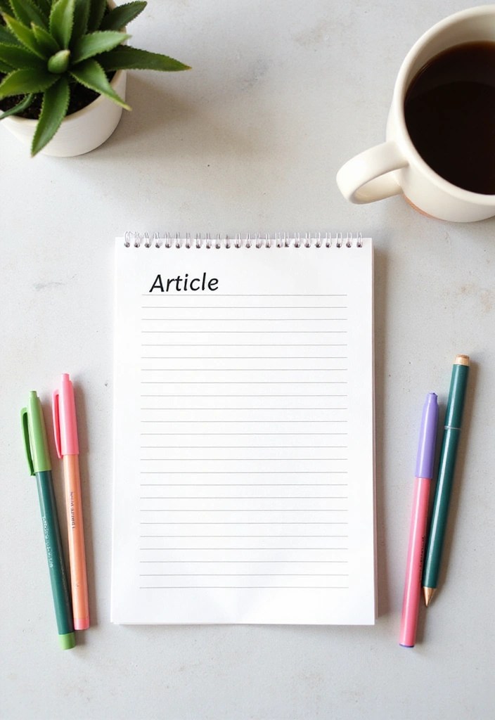 How to Succeed in Freelance Writing: Essential Pitching Tips for New Journalists - 4. Create a Clear Outline