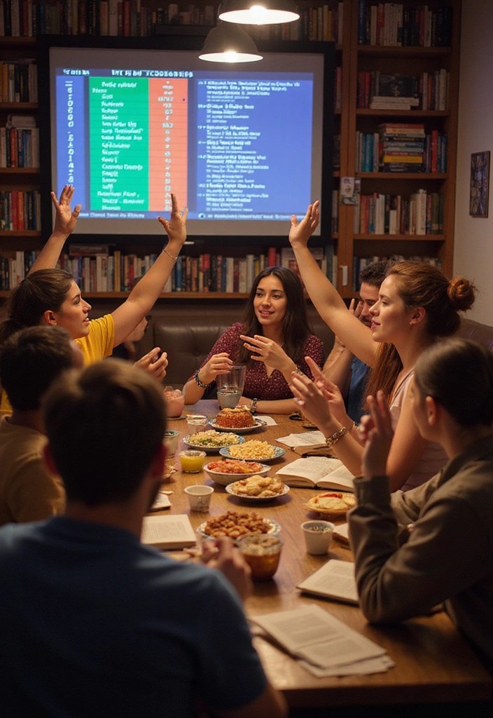 14 Book Club Ideas That Will Make Your Meetings Unforgettable (Don't Miss #10!) - 3. Literary Trivia Night