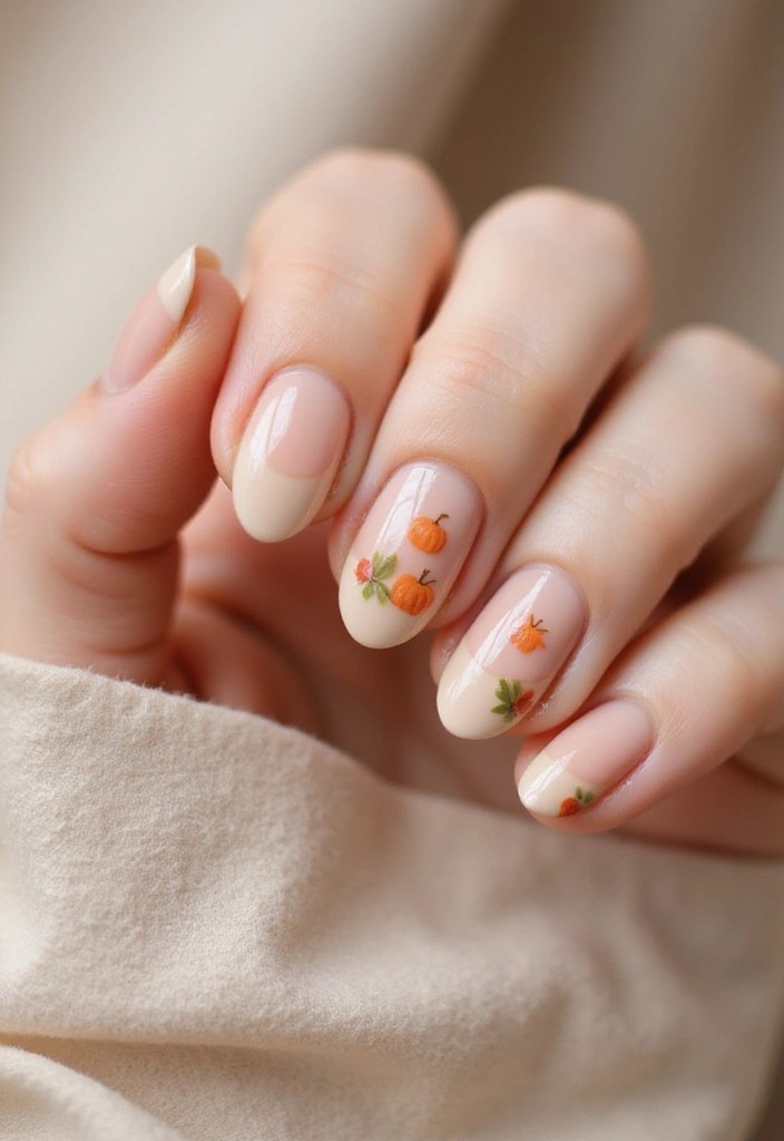 15 Stunning September Nail Art Ideas That Will Make You Fall in Love with Autumn! - 13. Minimalist Autumn