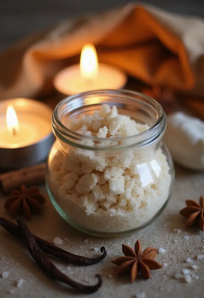 10 Incredible DIY Bath Salts Recipes That'll Transform Your Bath Time into a Spa Escape! - 10. Vanilla Spice Bath Salts