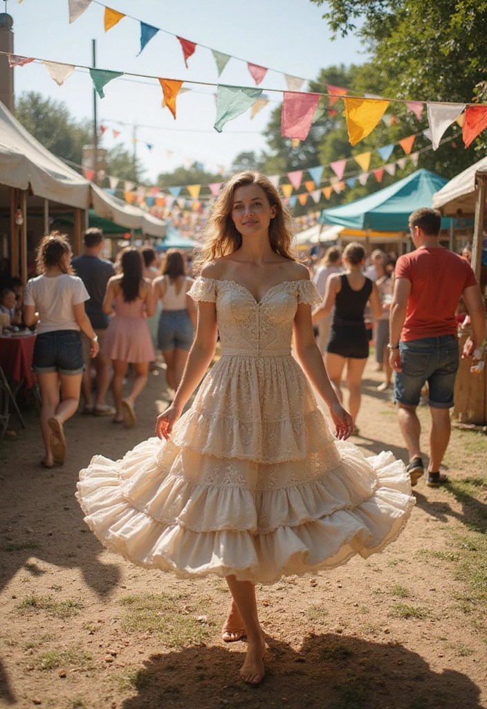 14 Flowy Summer Dresses That Will Make Heads Turn (#4 Is Pure Magic!) - 4. The Magic of Tiered Dresses