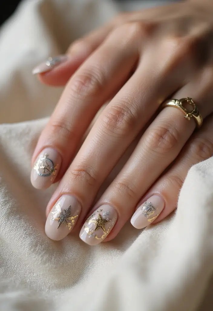 15 Bewitching Witchy Nail Art Designs That Will Cast a Spell on You! - 9. Tarot Card Inspiration